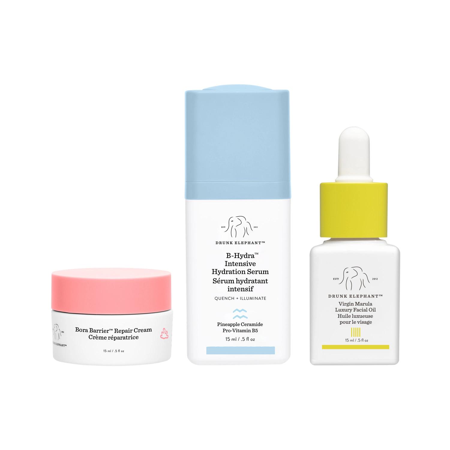 STAY ON TROPIC™: THE NOURISHING KIT (TRIO DE TAMAÑO VIAJE PARA CUIDADO DE LA PIEL)